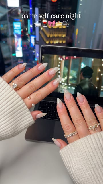 Creator post tagging Rare Beauty by @katiesnails_