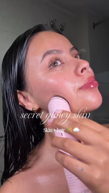 Creator collaboration with Medicube by @angelieblush