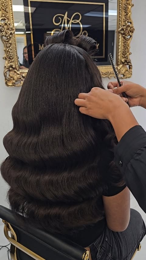 Creator collaboration with BELLAMI Hair by @mbonilla_artistry
