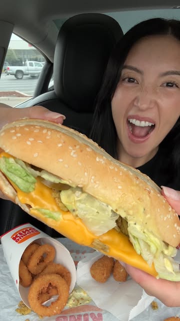 Creator collaboration with Burger King by @koreanchick23