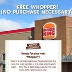 Creator collaboration with Burger King by @mrsdcouponqueen