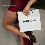 Creator collaboration with Miu Miu by @angeliacastilloo