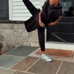 Creator collaboration with Converse by @thefunnymomma