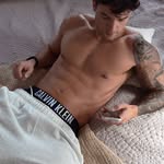 Creator collaboration with Calvin Klein by @arianballate