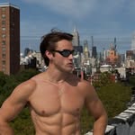 Creator collaboration with Calvin Klein by @trevorbabin
